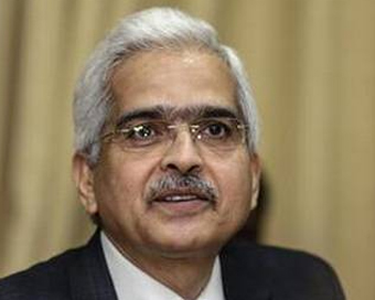 Reserve Bank of India (RBI) Governor Shaktikanta Das (file photo)